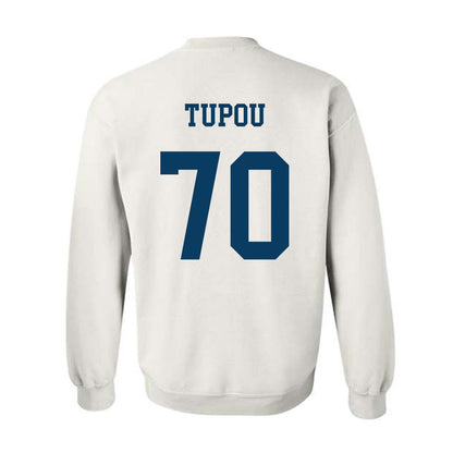 BYU - NCAA Football : Iki Tupou - Generic Shersey Crewneck Sweatshirt-1