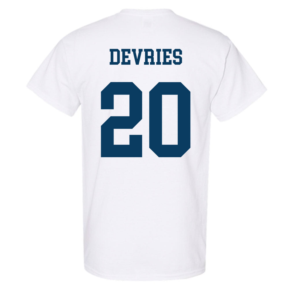 BYU - NCAA Football : Cannon DeVries - Generic Shersey T-Shirt-1