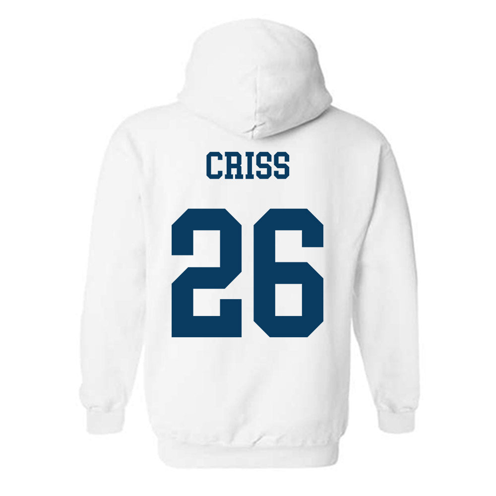 BYU - NCAA Football : Jordyn Criss - Generic Shersey Hooded Sweatshirt-1