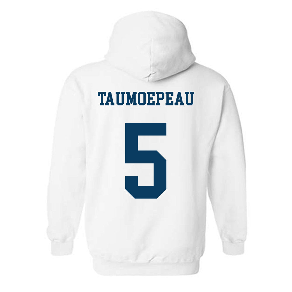 BYU - NCAA Football : Nusi Taumoepeau - Generic Shersey Hooded Sweatshirt-1