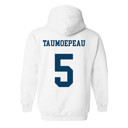 BYU - NCAA Football : Nusi Taumoepeau - Generic Shersey Hooded Sweatshirt-1