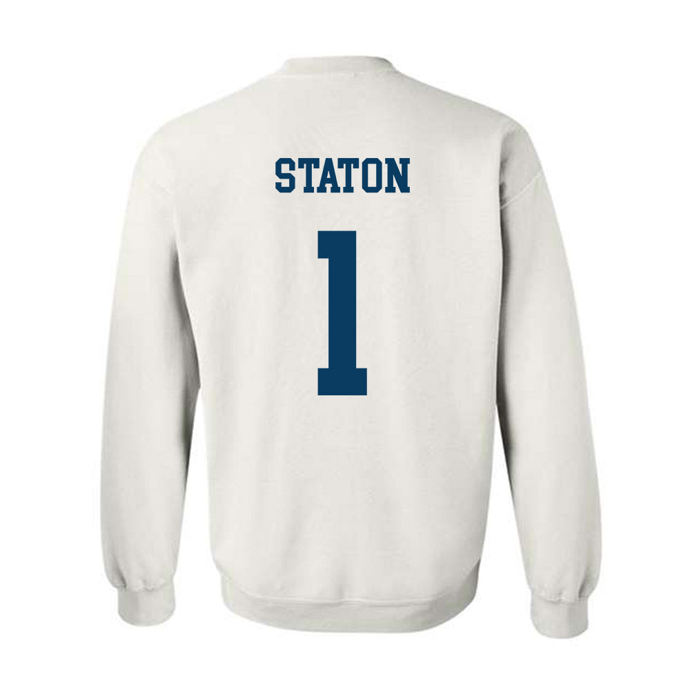 BYU - NCAA Men's Basketball : Xavion Staton - Generic Shersey Crewneck Sweatshirt-1
