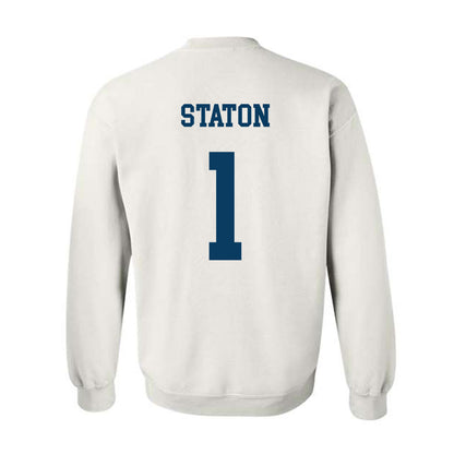 BYU - NCAA Men's Basketball : Xavion Staton - Generic Shersey Crewneck Sweatshirt-1