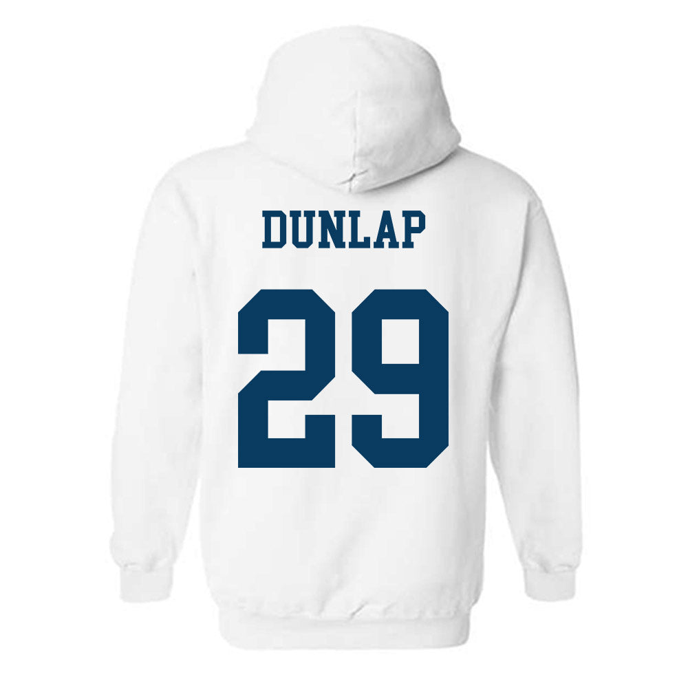 BYU - NCAA Football : Jayden Dunlap - Generic Shersey Hooded Sweatshirt-1