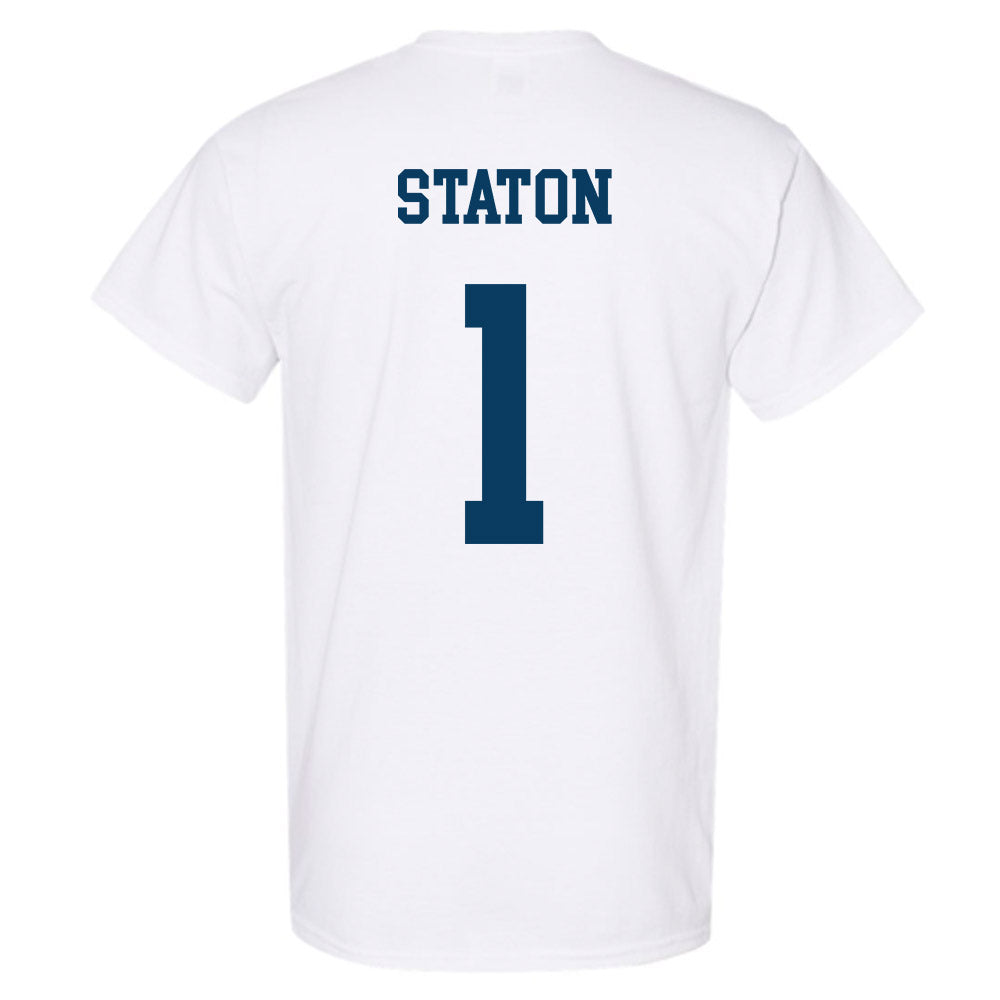 BYU - NCAA Men's Basketball : Xavion Staton - Generic Shersey T-Shirt-1
