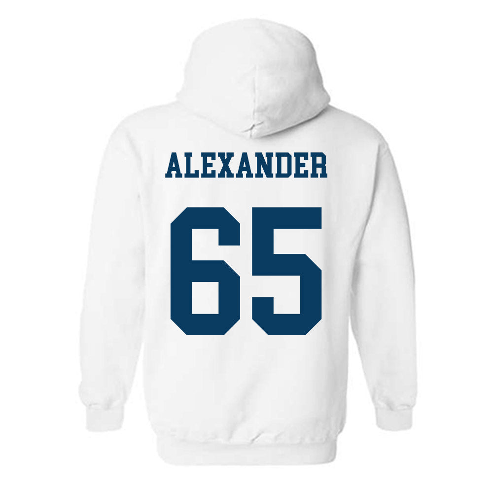 BYU - NCAA Football : Brigham Alexander - Generic Shersey Hooded Sweatshirt-1