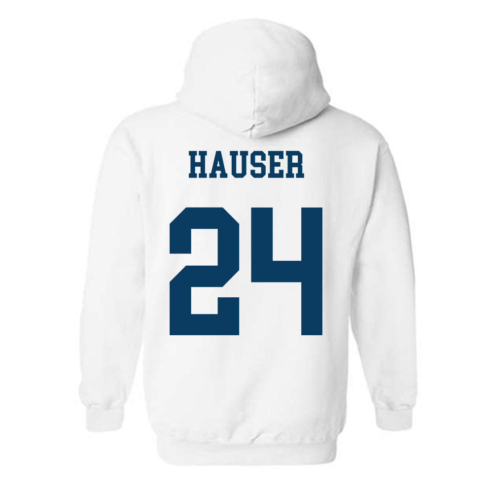BYU - NCAA Men's Volleyball : Cole Hauser - Generic Shersey Hooded Sweatshirt-1