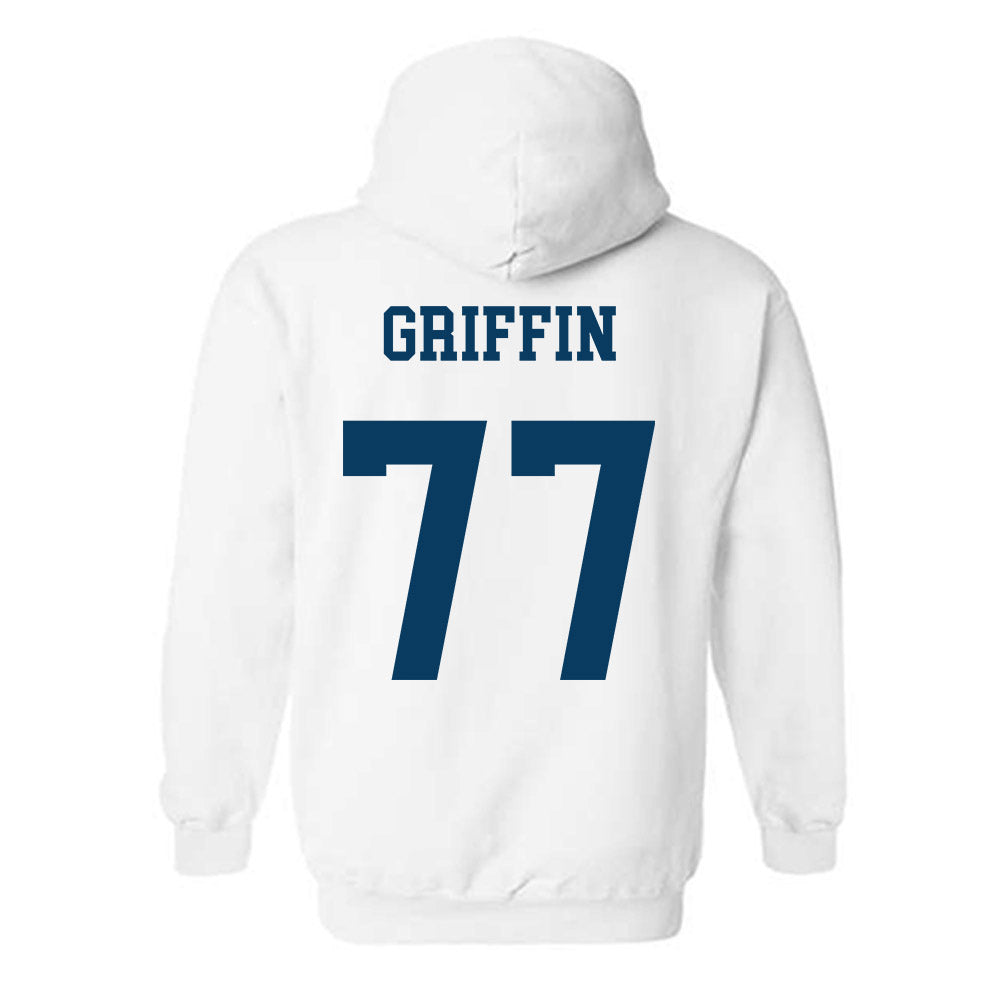 BYU - NCAA Football : Jake Griffin - Generic Shersey Hooded Sweatshirt-1