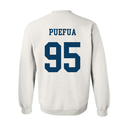 BYU - NCAA Football : Alvin Puefua - Generic Shersey Crewneck Sweatshirt-1
