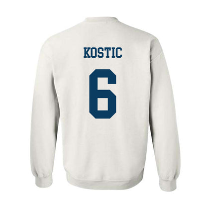 BYU - NCAA Men's Basketball : Aleksej Kostic - Generic Shersey Crewneck Sweatshirt-1