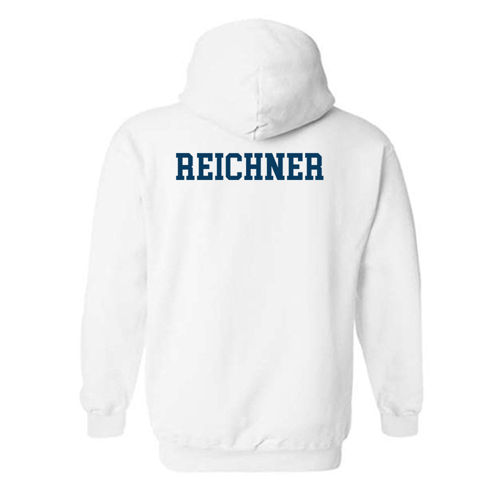 BYU - NCAA Women's Swimming & Diving : Annie Reichner - Generic Shersey Hooded Sweatshirt-1