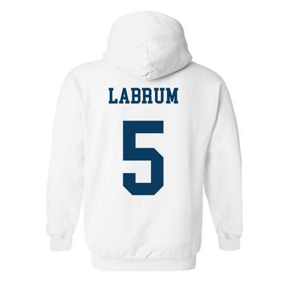 BYU - NCAA Women's Soccer : Ella Labrum - Generic Shersey Hooded Sweatshirt-1