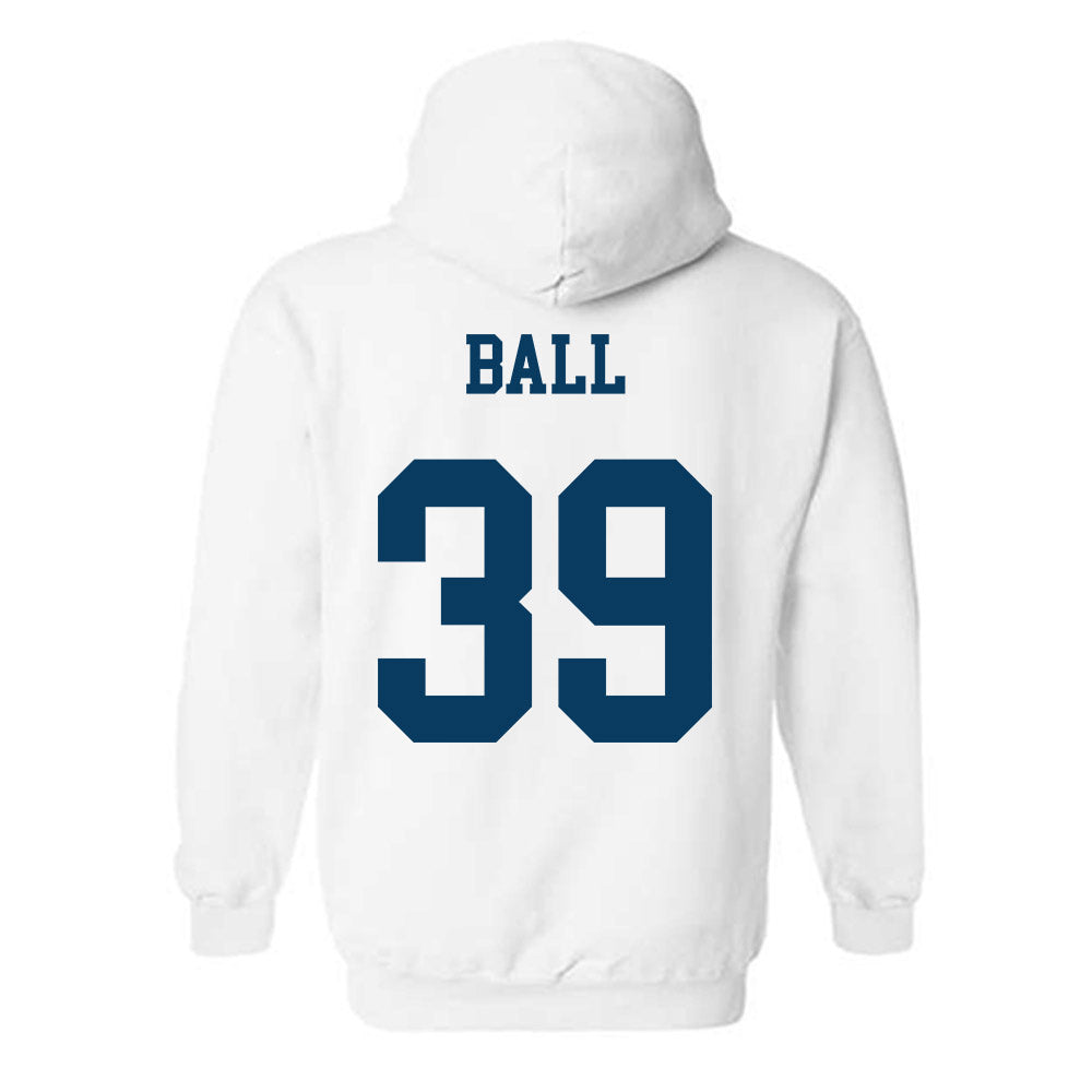 BYU - NCAA Baseball : Bryant Ball - Generic Shersey Hooded Sweatshirt-1
