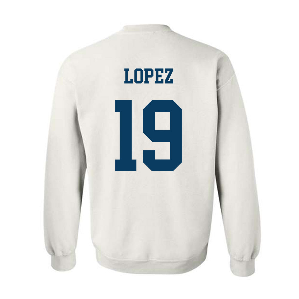 BYU - NCAA Women's Soccer : Mia lopez - Generic Shersey Crewneck Sweatshirt-1