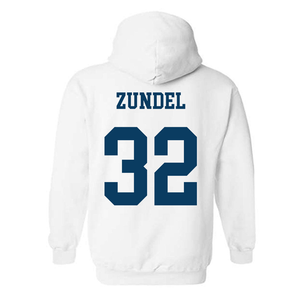 BYU - NCAA Football : Will Zundel - Generic Shersey Hooded Sweatshirt