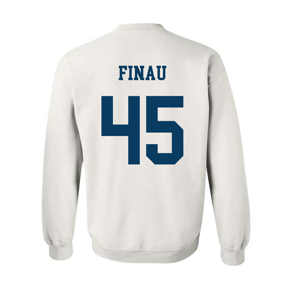 BYU - NCAA Football : Lucky Finau - Generic Shersey Crewneck Sweatshirt-1