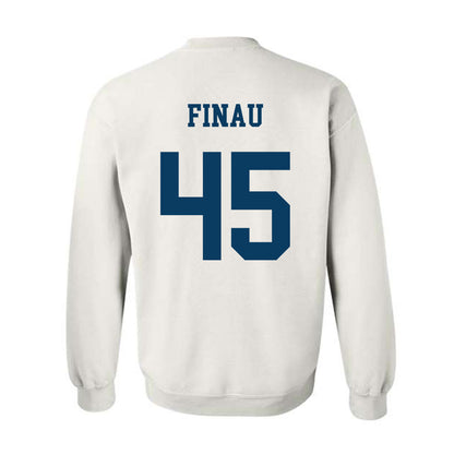 BYU - NCAA Football : Lucky Finau - Generic Shersey Crewneck Sweatshirt-1