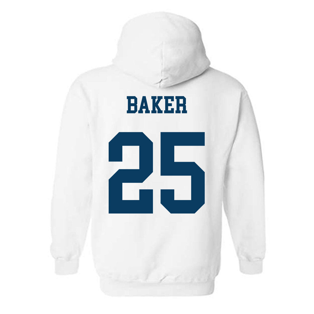 BYU - NCAA Men's Basketball : Dawson Baker - Generic Shersey Hooded Sweatshirt-1