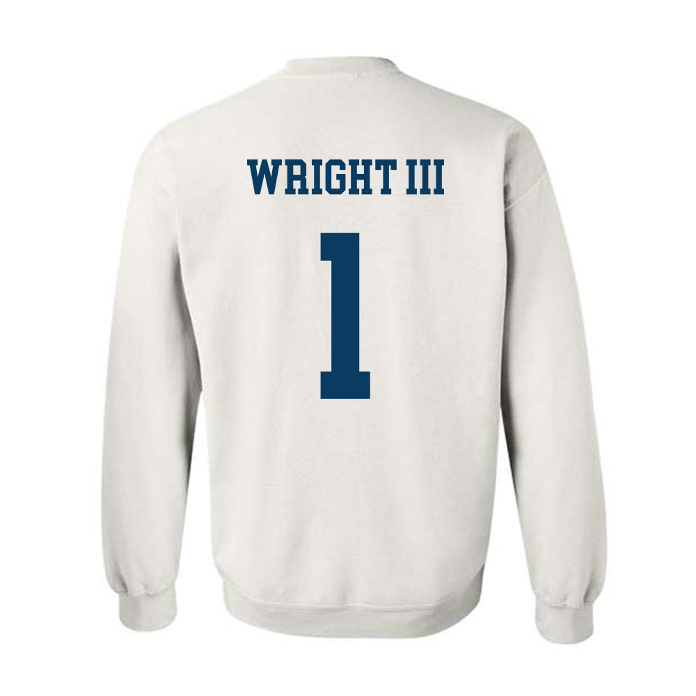 BYU - NCAA Men's Basketball : Robert Wright III - Generic Shersey Crewneck Sweatshirt-1
