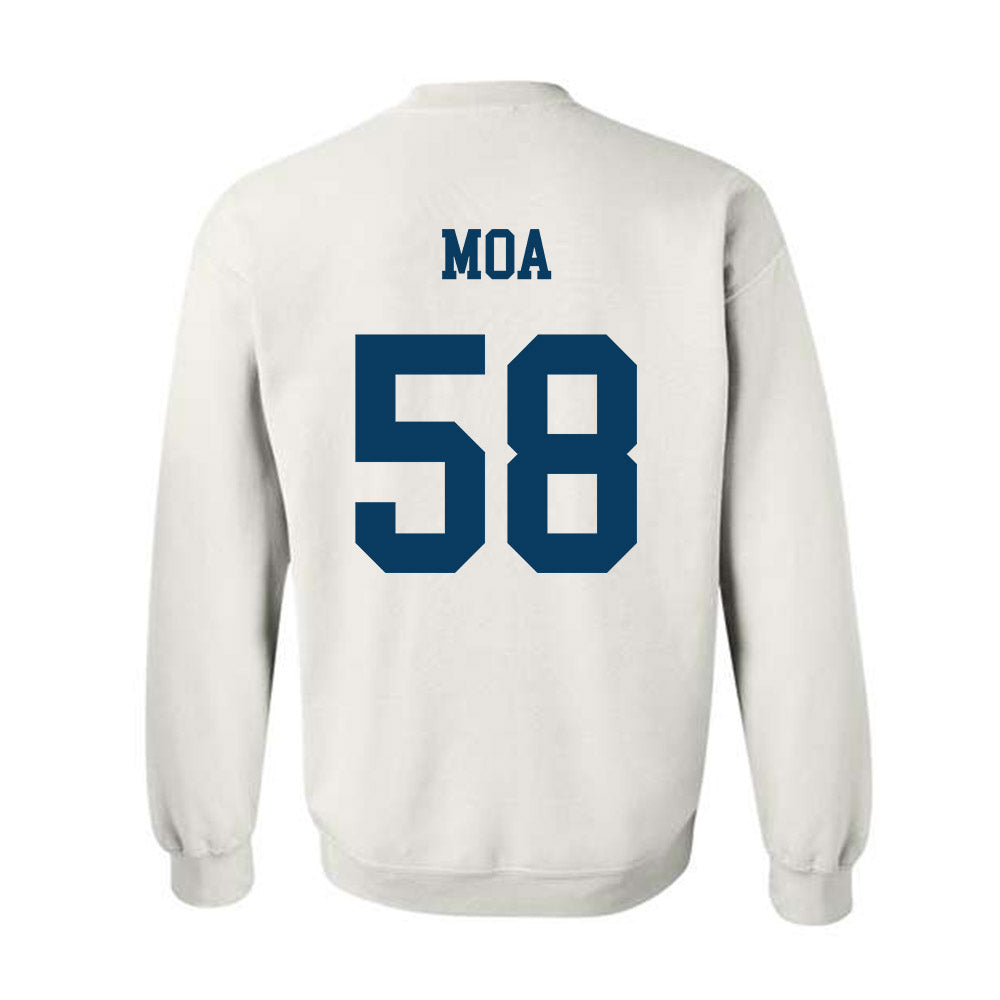 BYU - NCAA Football : Aisea Moa - Generic Shersey Crewneck Sweatshirt