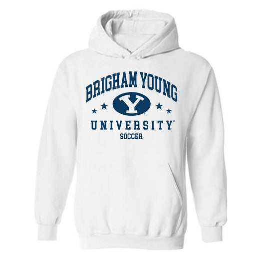 BYU - NCAA Women's Soccer : Sophie Sivulich - Generic Shersey Hooded Sweatshirt-0