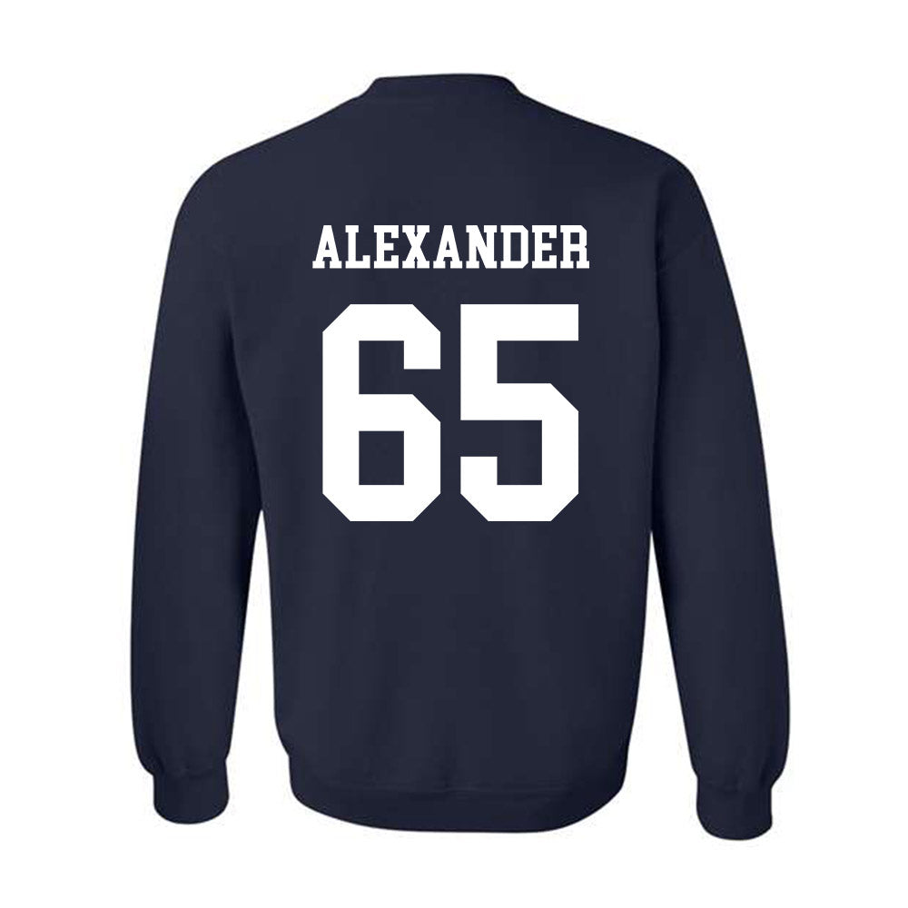 BYU - NCAA Football : Brigham Alexander - Generic Shersey Crewneck Sweatshirt-1