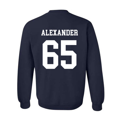 BYU - NCAA Football : Brigham Alexander - Generic Shersey Crewneck Sweatshirt-1