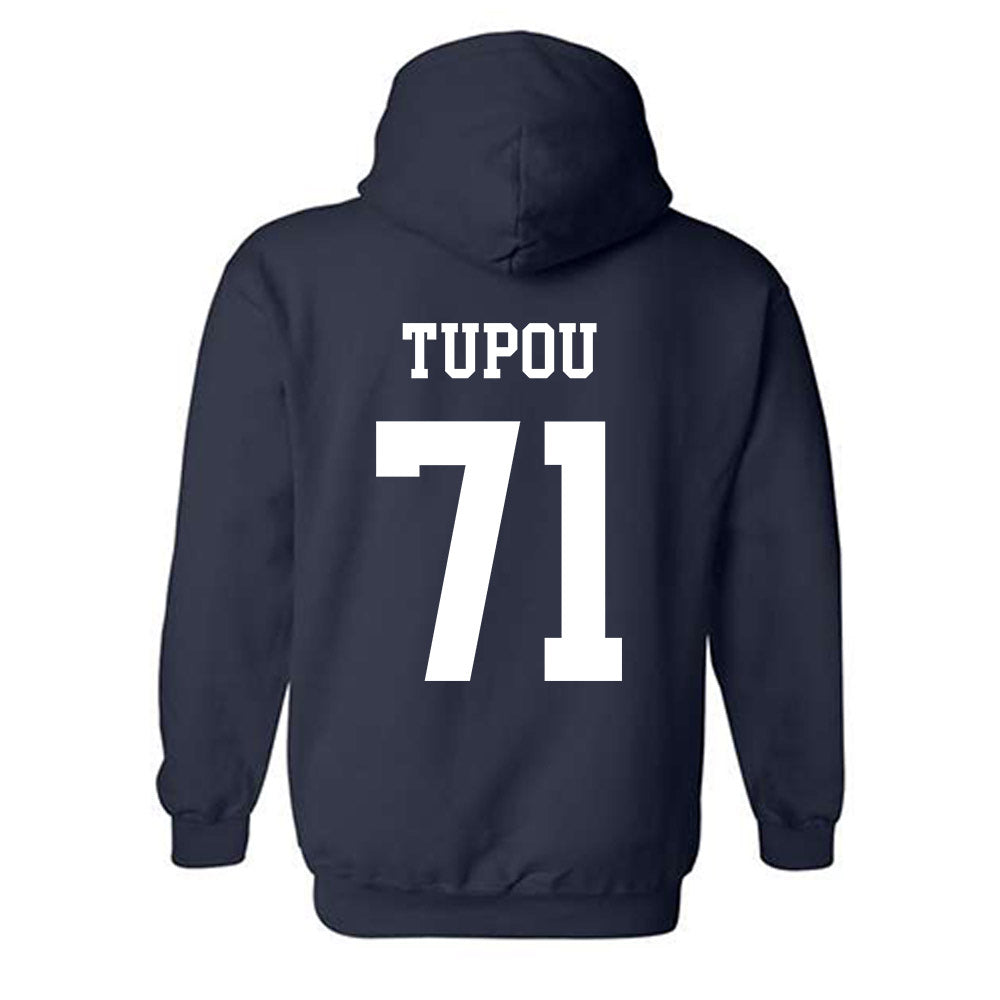 BYU - NCAA Football : Iki Tupou - Generic Shersey Hooded Sweatshirt