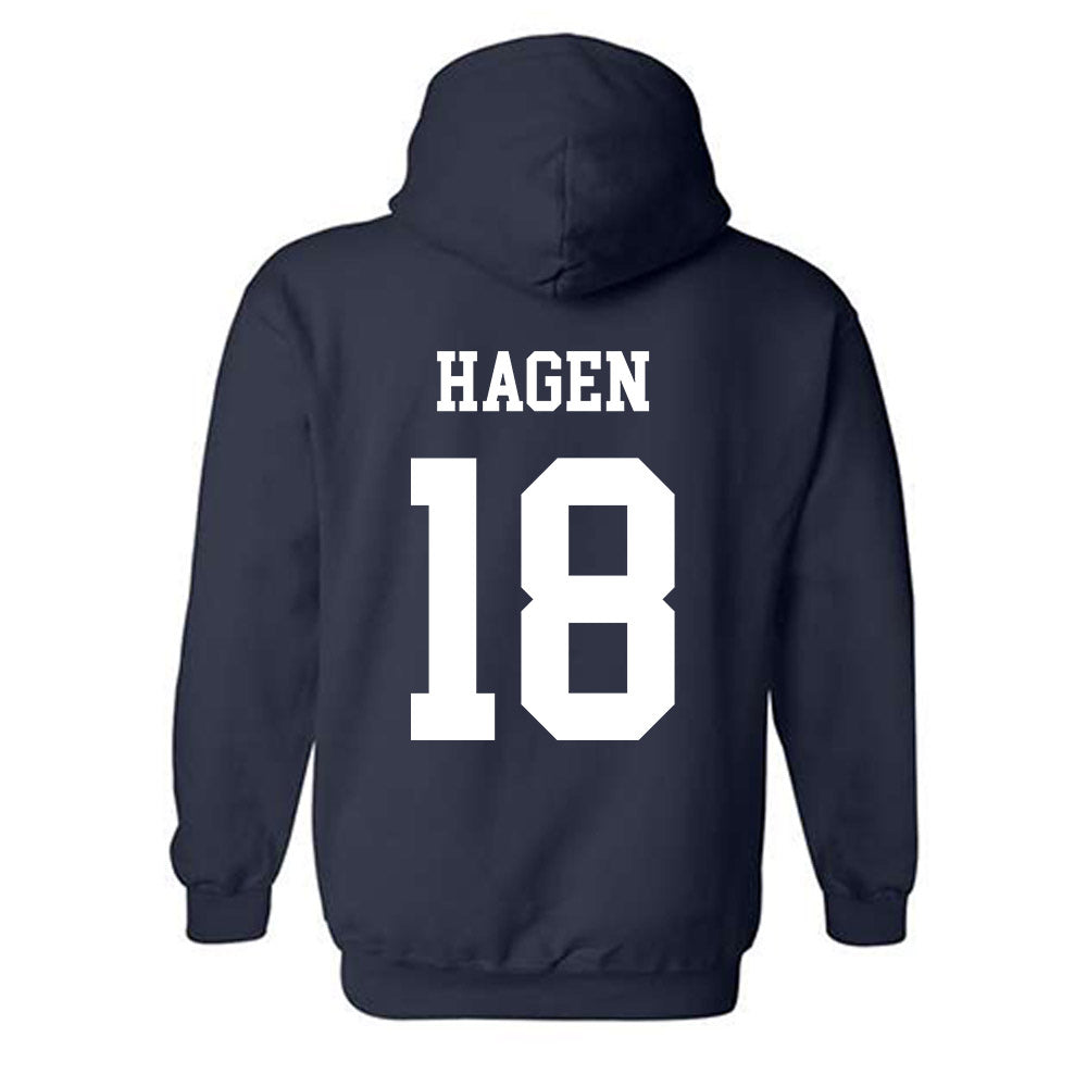 BYU - NCAA Football : Cody Hagen - Generic Shersey Hooded Sweatshirt