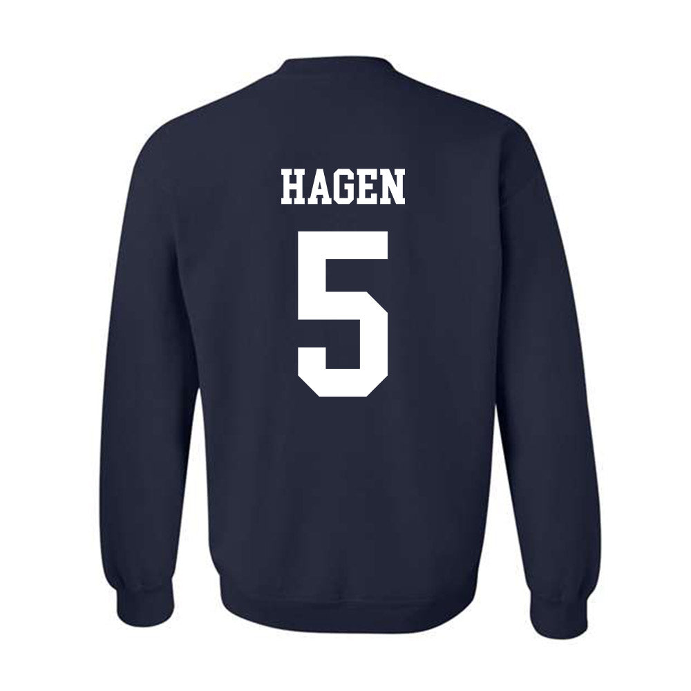 BYU - NCAA Football : Cody Hagen - Generic Shersey Crewneck Sweatshirt-1
