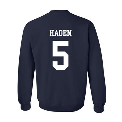 BYU - NCAA Football : Cody Hagen - Generic Shersey Crewneck Sweatshirt-1