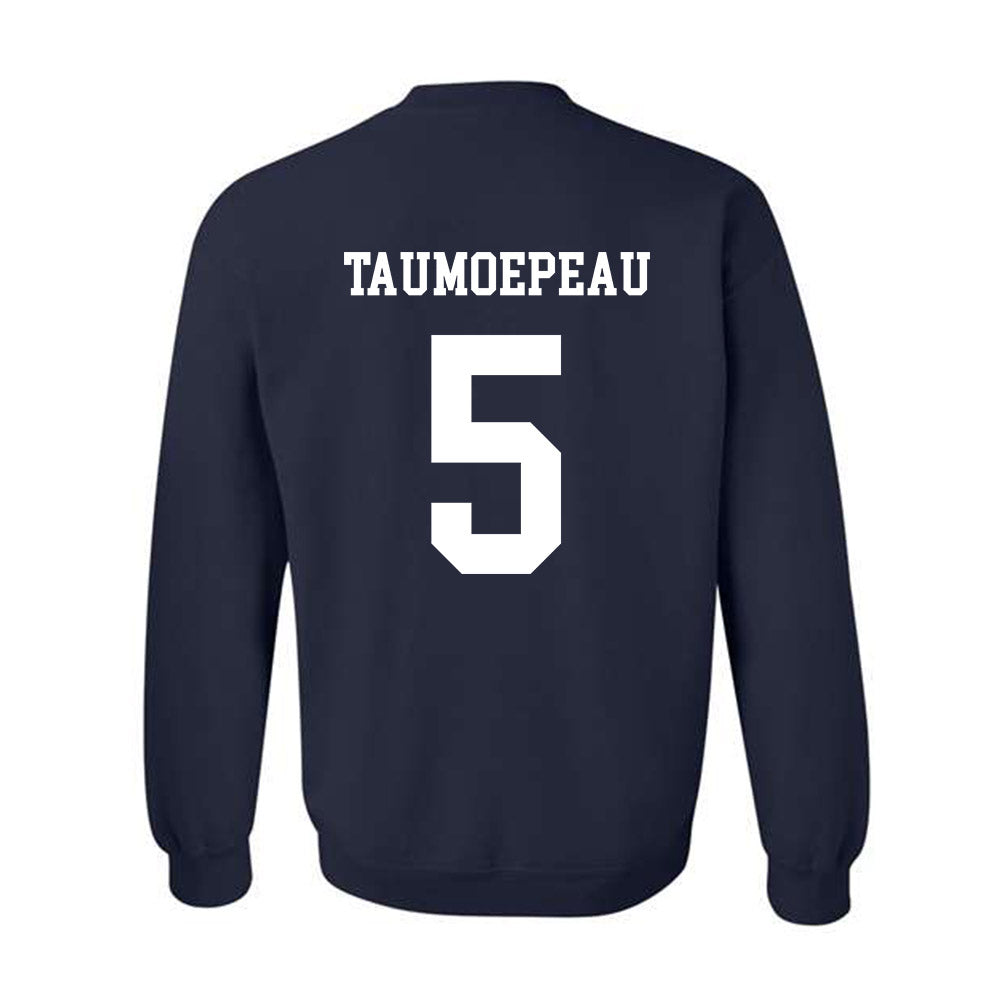 BYU - NCAA Football : Nusi Taumoepeau - Generic Shersey Crewneck Sweatshirt-1