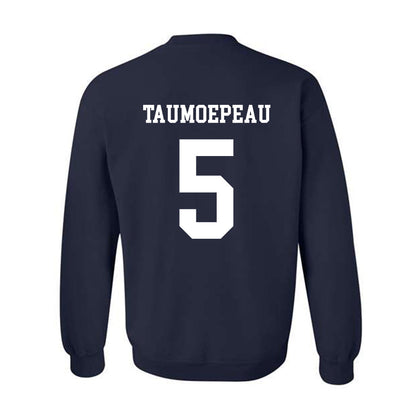 BYU - NCAA Football : Nusi Taumoepeau - Generic Shersey Crewneck Sweatshirt-1