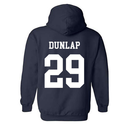BYU - NCAA Football : Jayden Dunlap - Generic Shersey Hooded Sweatshirt-1
