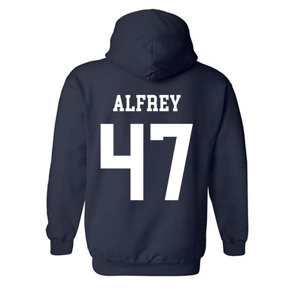 BYU - NCAA Football : Berkley Alfrey - Generic Shersey Hooded Sweatshirt-1