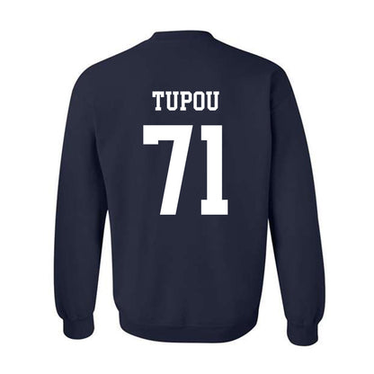 BYU - NCAA Football : Iki Tupou - Generic Shersey Crewneck Sweatshirt