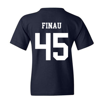 BYU - NCAA Football : Lucky Finau - Generic Shersey Youth T-Shirt-1