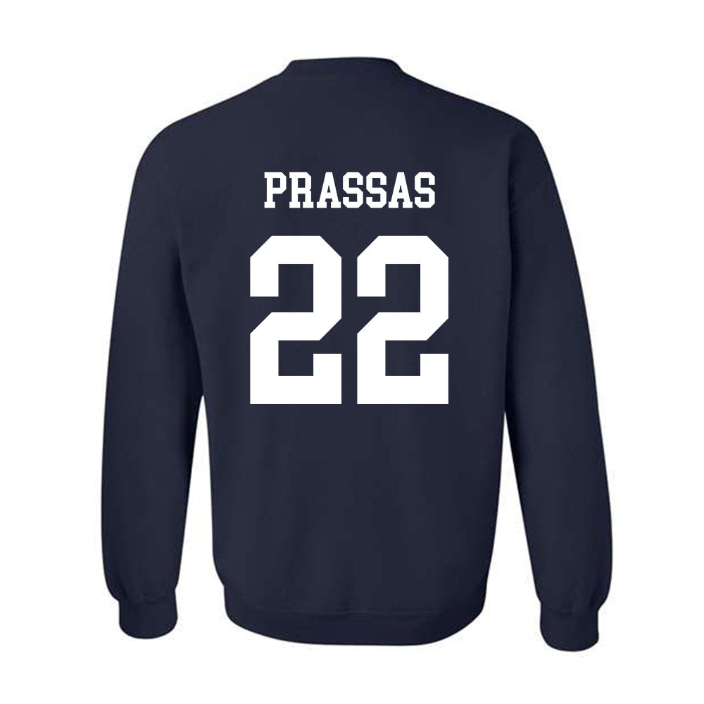 BYU - NCAA Football : Tommy Prassas - Generic Shersey Crewneck Sweatshirt-1