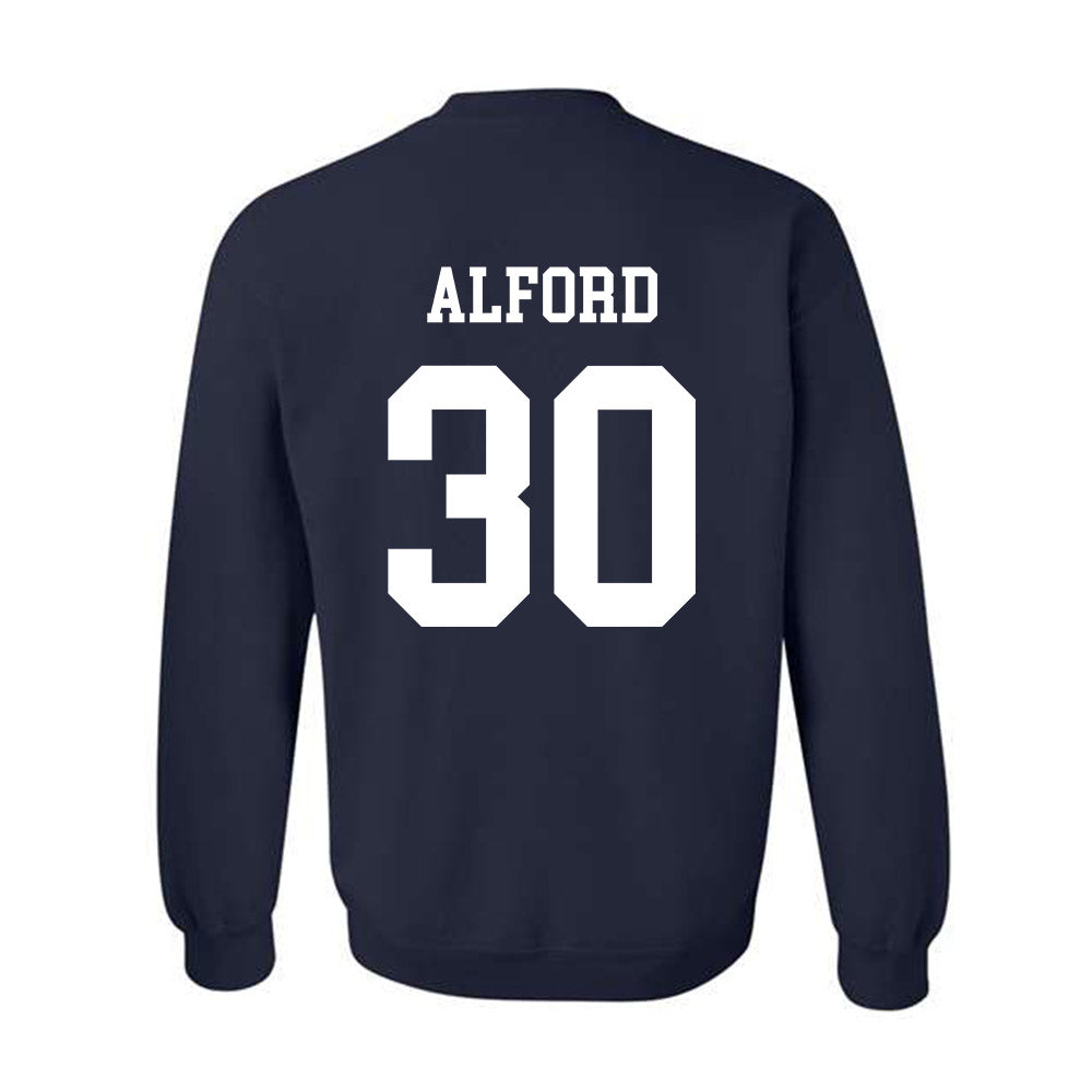 BYU - NCAA Football : Max Alford - Generic Shersey Crewneck Sweatshirt-1