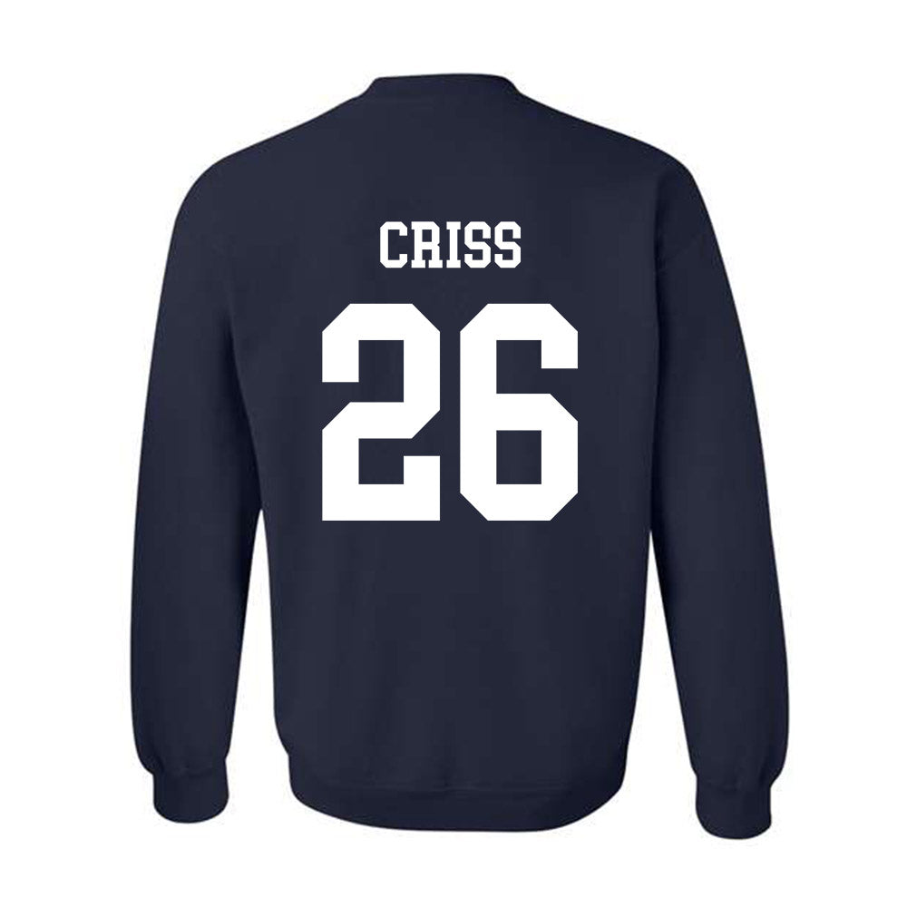 BYU - NCAA Football : Jordyn Criss - Generic Shersey Crewneck Sweatshirt-1