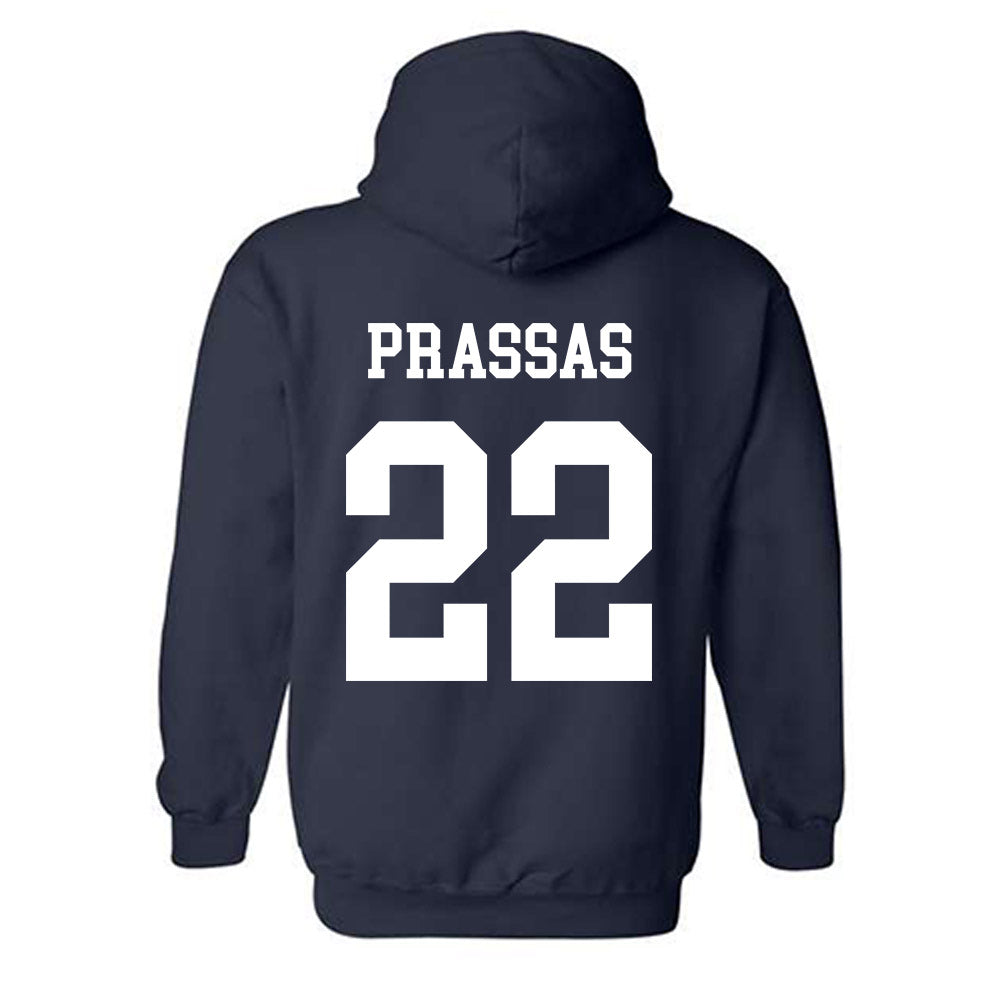 BYU - NCAA Football : Tommy Prassas - Generic Shersey Hooded Sweatshirt-1