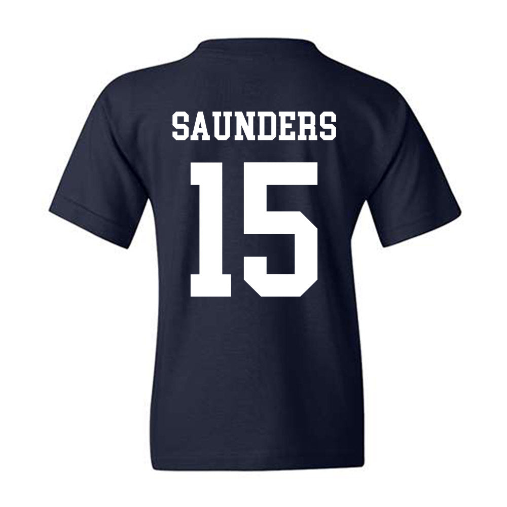 BYU - NCAA Men's Basketball : Richie Saunders - Generic Shersey Youth T-Shirt-1