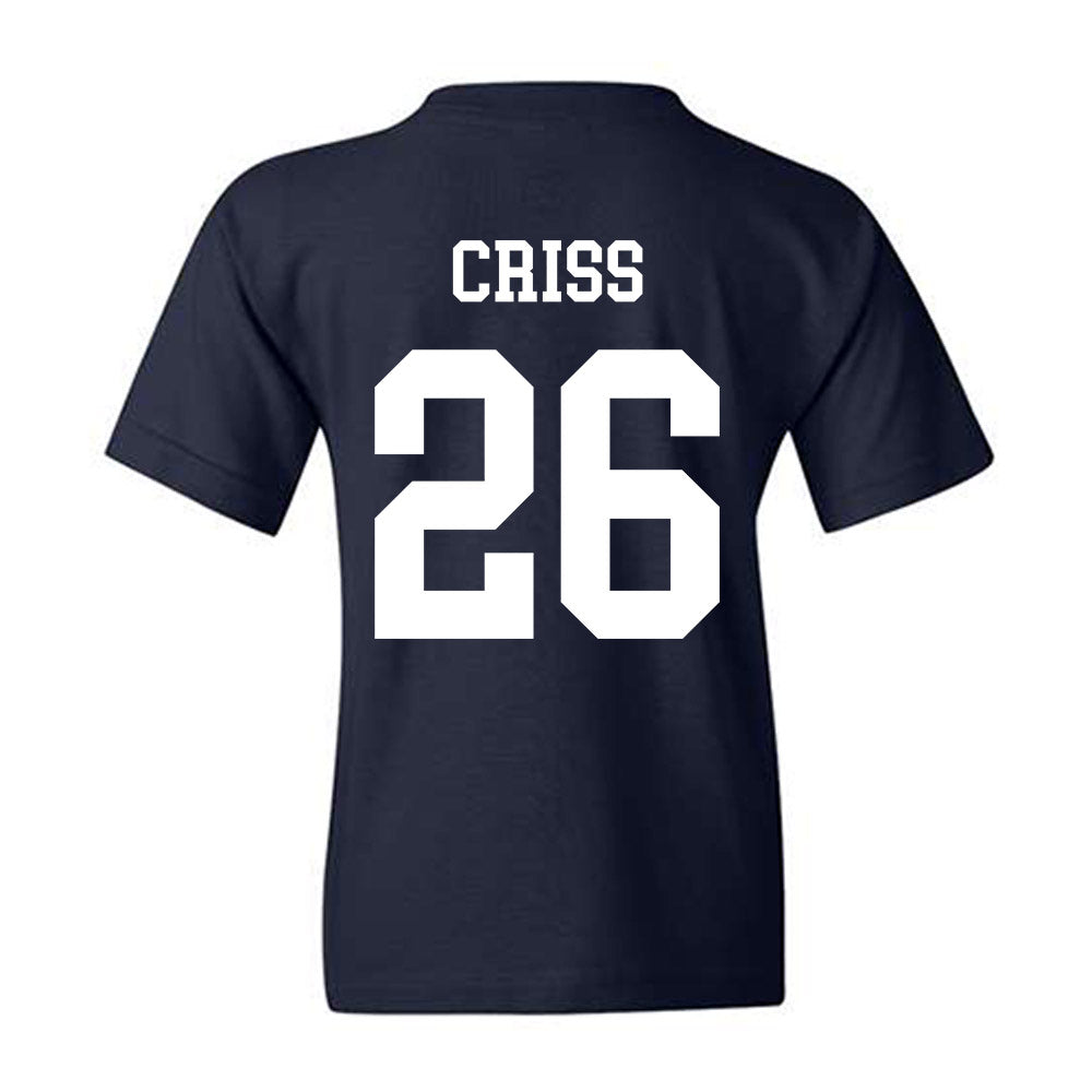 BYU - NCAA Football : Jordyn Criss - Generic Shersey Youth T-Shirt-1