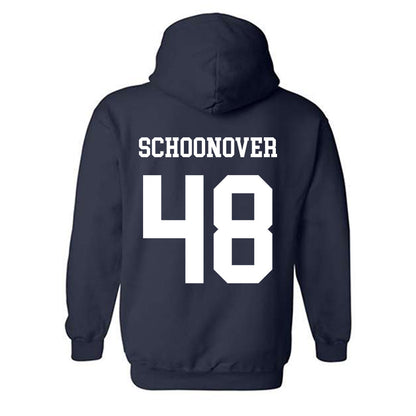 BYU - NCAA Football : Bodie Schoonover - Generic Shersey Hooded Sweatshirt