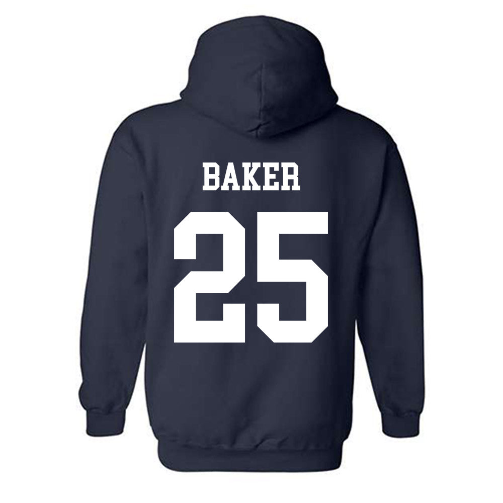 BYU - NCAA Men's Basketball : Dawson Baker - Generic Shersey Hooded Sweatshirt-1