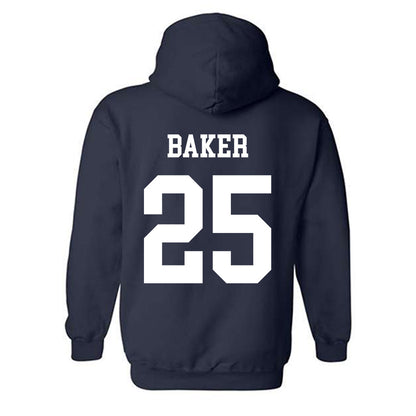 BYU - NCAA Men's Basketball : Dawson Baker - Generic Shersey Hooded Sweatshirt-1