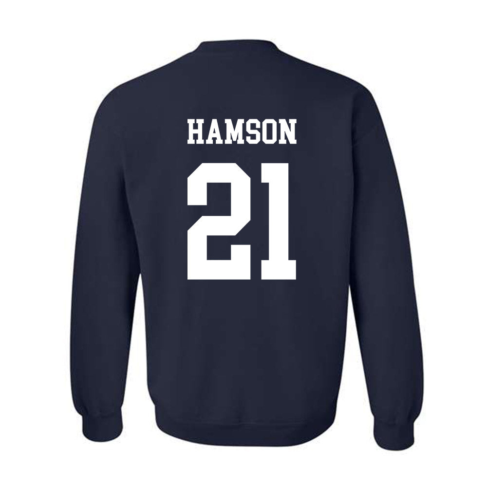 BYU - NCAA Women's Basketball : Heather Hamson - Generic Shersey Crewneck Sweatshirt-1