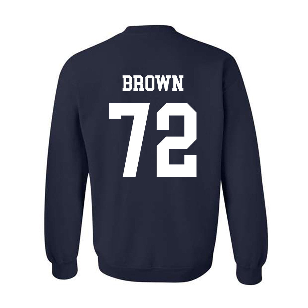 BYU - NCAA Football : Joe Brown - Generic Shersey Crewneck Sweatshirt-1