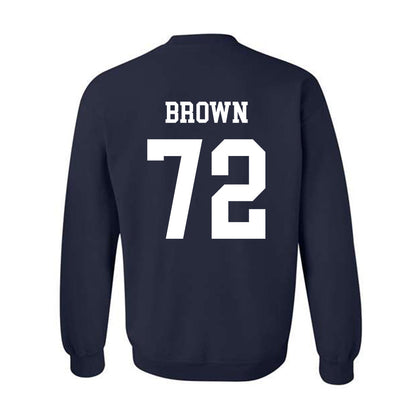 BYU - NCAA Football : Joe Brown - Generic Shersey Crewneck Sweatshirt-1