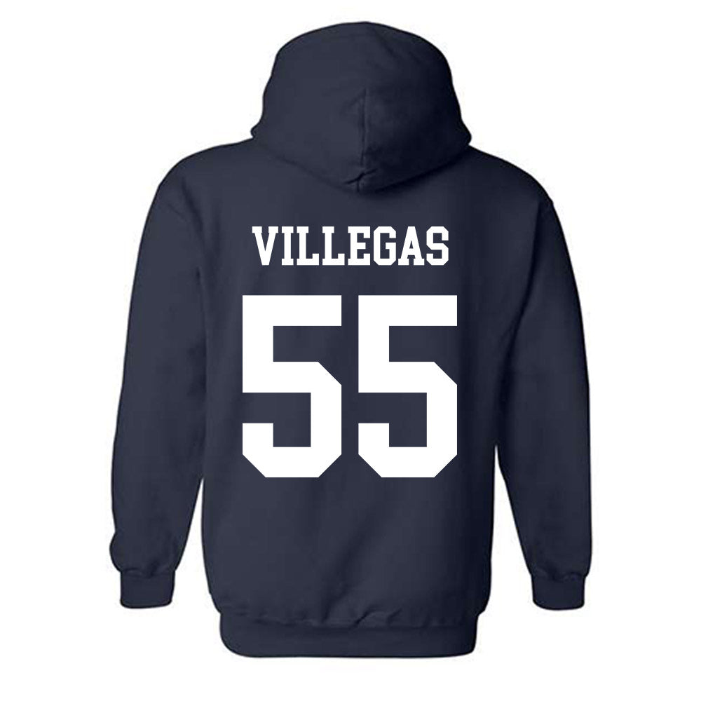 BYU - NCAA Softball : Jada Villegas - Generic Shersey Hooded Sweatshirt-1